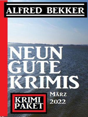 cover image of Neun gute Krimis März 2022